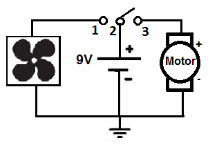 SPDT toggle switch circuit